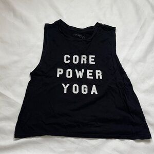 core power women’s Black Tank Top